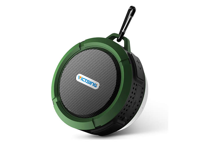 VicTsing Shower Speaker, Wireless Water-Resistant Speaker. (Photo: Amazon)