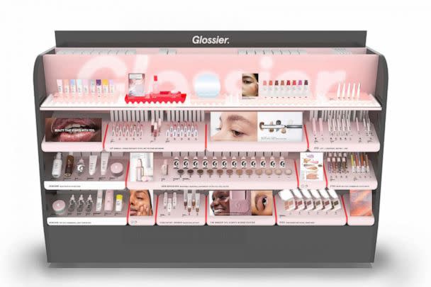 PHOTO: Glossier has set up shop in over 600 Sephora stores across the US and Canada. (Courtesy of Sephora)