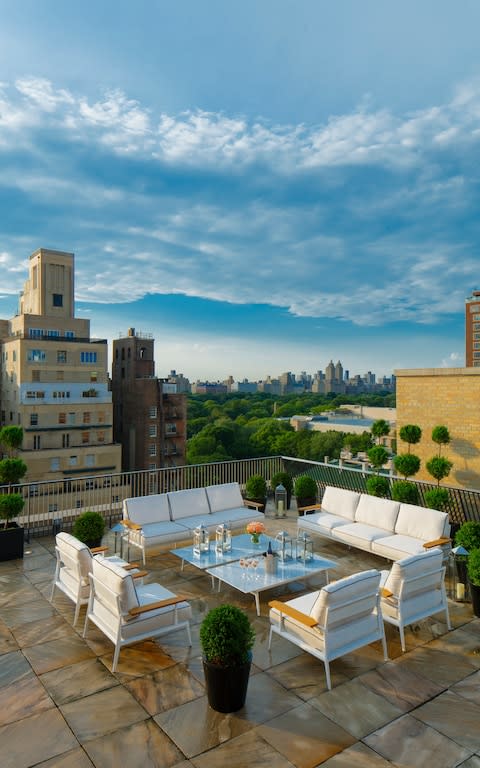 Penthouse Suite The Mark New York terrace