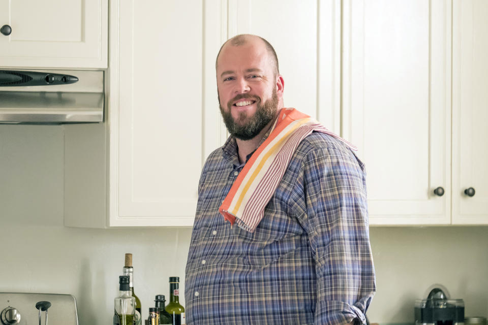 <p>Chris Sullivan as Toby in NBC’s <i>This Is Us</i>. <br><br>(Photo: Ron Batzdorff/NBC) </p>