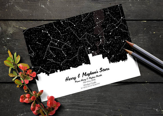 Celebrate the royal wedding with a one-of-a-kind constellation