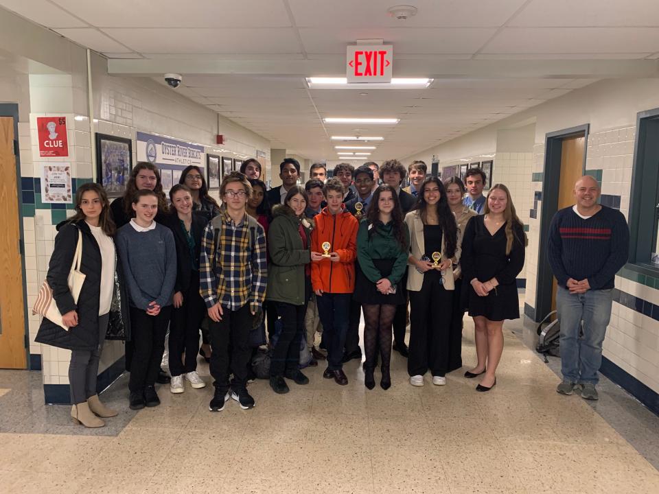 The Portsmouth High School Debate Team performed well in the second tournament debate of the season hosted by Oyster River High School in Durham.