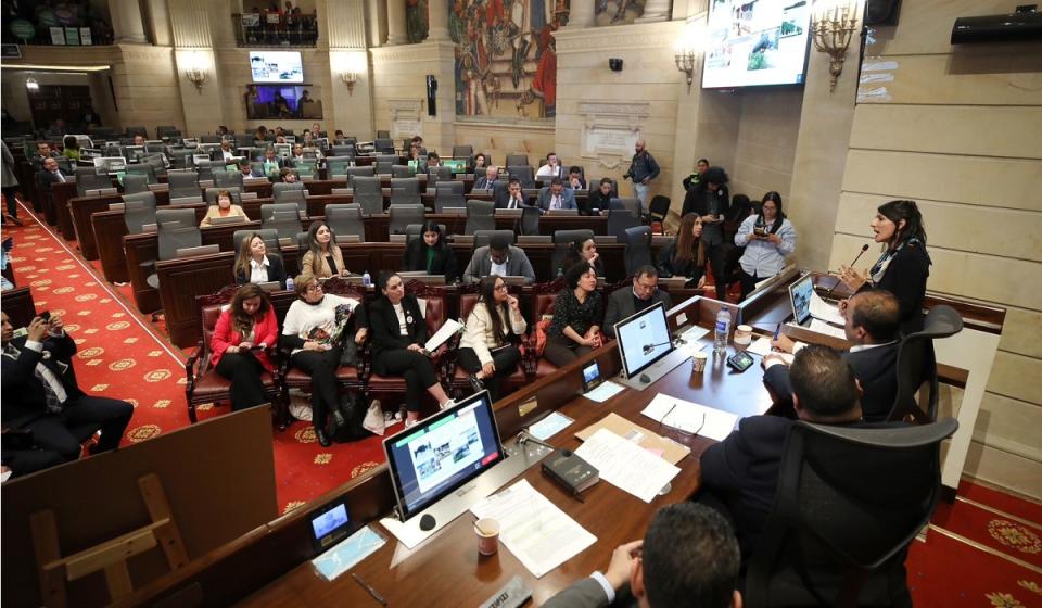 Ministra Irene Vélez, moción de censura. Foto: MinMinas