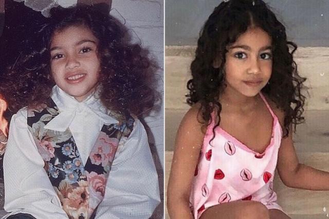 kim kardashian when she was a baby