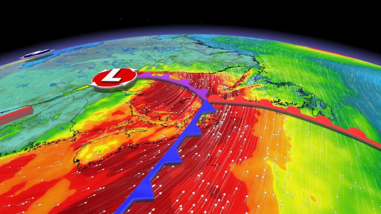 Dynamic winter storm to drench East Coast in wind-driven rain and snow