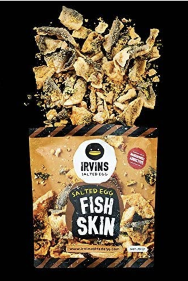 IRVINS salted egg fish skin, 230g. PHOTO: Amazon