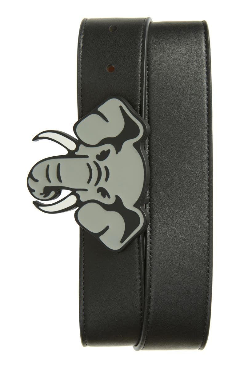 Kenzo Elephant Buckle Reversible Belt