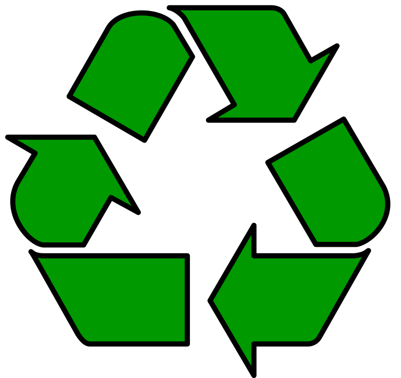 The international recycling symbol. Amanda Bader, director of Solid Waste for Cumberland County, NC, said she would like people to think if a plastic bag is necessary when they check out at the store. And: ‘Think about how to reuse the bag if you do take one.’