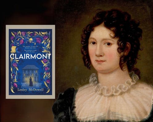 <span class="caption">The cover for Clairmont and Claire Clairmont, by Amelia Curran (1819).</span> <span class="attribution"><a class="link " href="https://en.wikipedia.org/wiki/File:Claire_Clairmont,_by_Amelia_Curran.jpg" rel="nofollow noopener" target="_blank" data-ylk="slk:Hachette/Wiki Commons;elm:context_link;itc:0;sec:content-canvas">Hachette/Wiki Commons</a></span>