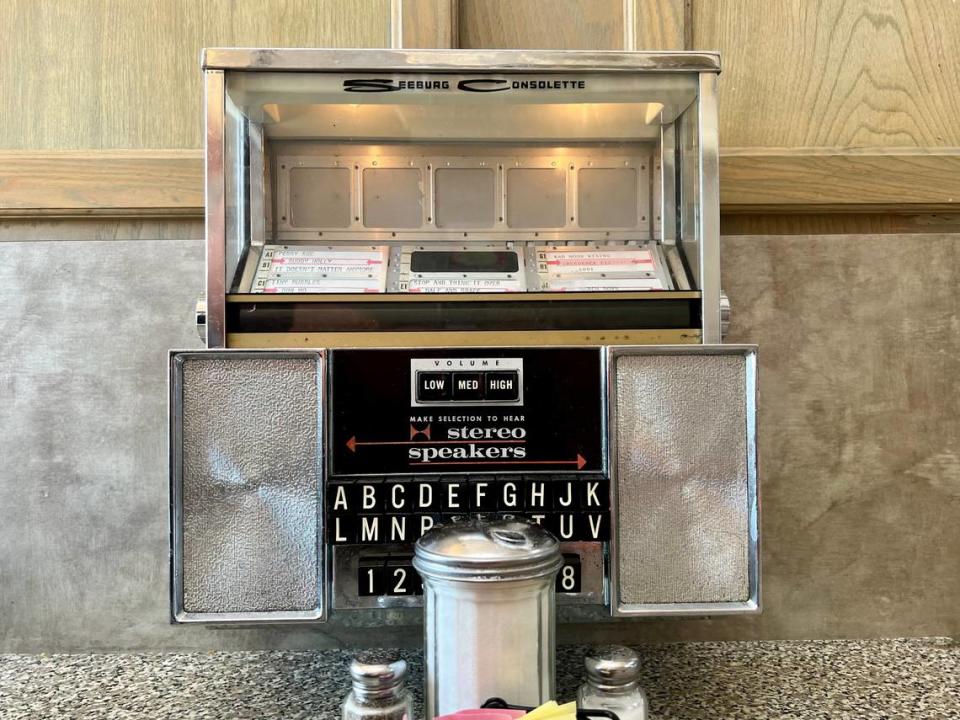 Individual jukeboxes still line the booths Nov. 20, 2021, at Ginger Brown’s Old Type Restaurant in Lake Worth.