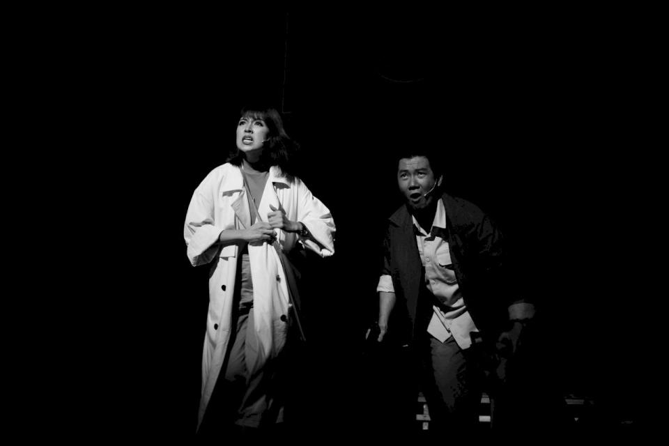 台灣阮劇團與香港劇場空間合力製作「皇都電姬」音樂劇，將香港今日故事帶到台灣，兩位香港演員演出出色。(桑咖攝影／阮劇團提供)
