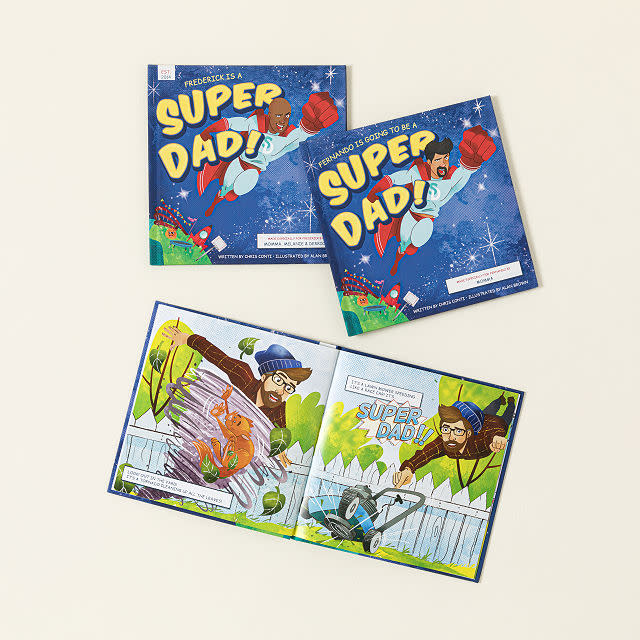 <p><a href="https://go.redirectingat.com?id=74968X1596630&url=https%3A%2F%2Fwww.uncommongoods.com%2Fproduct%2Fcustom-super-dad-book&sref=https%3A%2F%2Fwww.oprahdaily.com%2Flife%2Fg26961897%2Fgifts-for-new-dads%2F" rel="nofollow noopener" target="_blank" data-ylk="slk:Shop Now;elm:context_link;itc:0;sec:content-canvas" class="link ">Shop Now</a></p><p>Custom Super Dad Book</p><p>$35.00</p><p>uncommongoods.com</p><span class="copyright">Uncommon Goods</span>