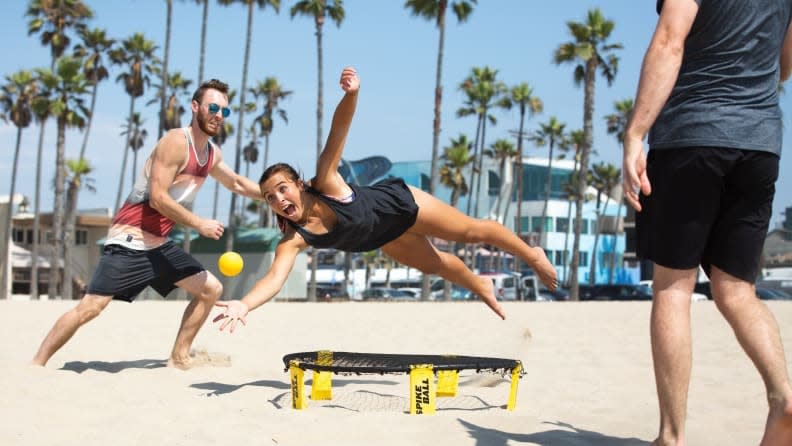 Don't be surprised when people start getting competitive over Spikeball.