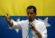 Le chef de file de l'opposition vénézuélienne Juan Guaido, le 10 mars 2020 à Caracas