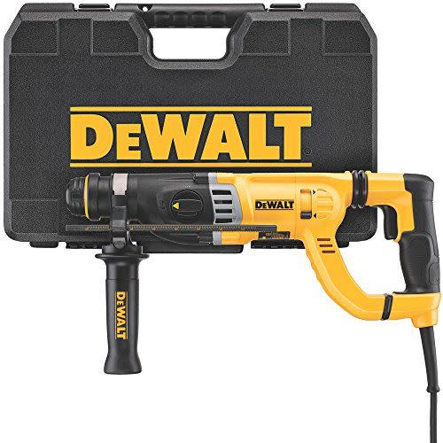 <p><strong>DEWALT</strong></p><p>amazon.com</p><p><strong>$170.24</strong></p><p><a href="https://www.amazon.com/dp/B00VNBV2F2?tag=syn-yahoo-20&ascsubtag=%5Bartid%7C10060.g.37680365%5Bsrc%7Cyahoo-us" rel="nofollow noopener" target="_blank" data-ylk="slk:Shop Now;elm:context_link;itc:0;sec:content-canvas" class="link ">Shop Now</a></p><p><strong>Key Specs</strong></p><ul><li><strong>Weight:</strong> 7.7 pounds</li><li><strong>Impact Energy:</strong> 3 (J)</li><li><strong>Modes:</strong> Hammer drill/hammer-only/drill-only</li></ul><p>A rotating brush ring means that you’ll receive just as much power in reverse as you do in the forward position, and the D-handle design—combined with an anti-vibration control—makes this drill comfortable to operate. </p><p>Our favorite feature of this tool is the integral clutch, which reduces those sudden jerks and torque reactions that happen when the bit jams in place, a frustrating and sometimes dangerous situation. Its hard-sided storage case allows you to easily transport your tool, and store it safely when you’re not using it. </p><p>The low price of this drill also makes it a great choice for those on a tight budget. </p>