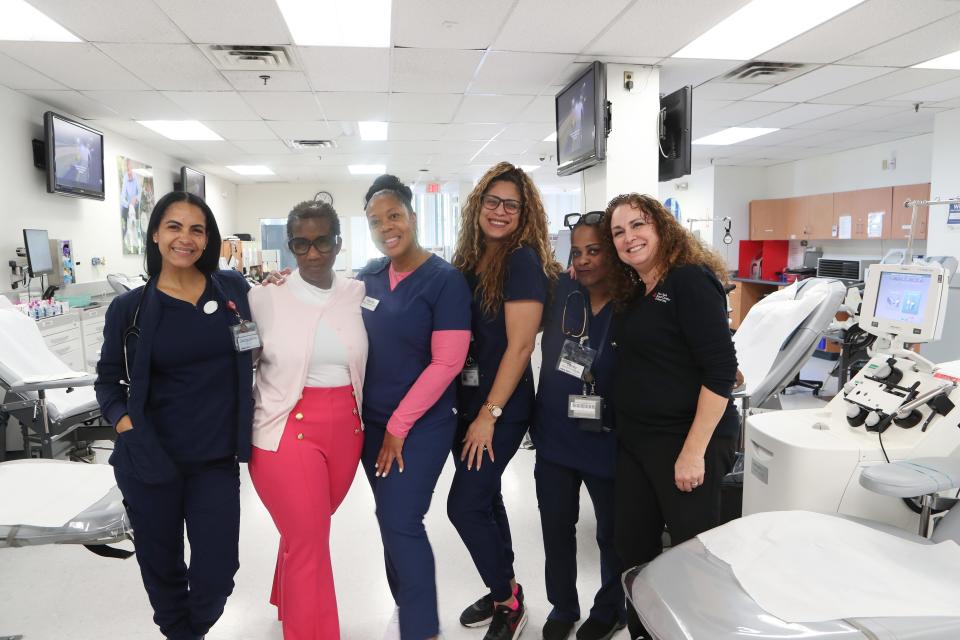 The Donor Technicians at New York Blood Center in Elmsford Oct. 5, 2023.