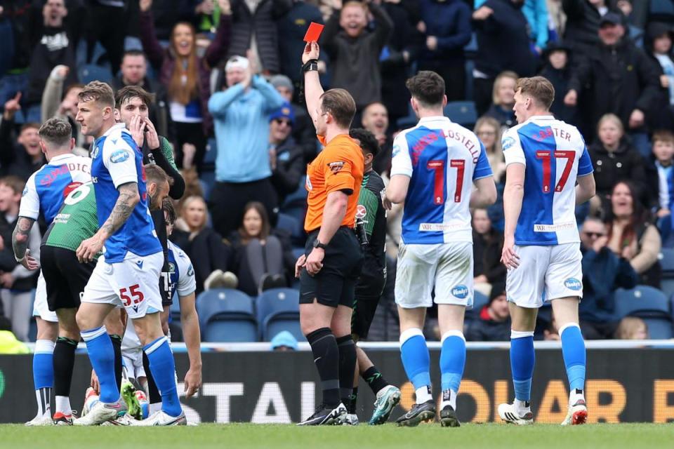 Liam Kitching was sent off for Coventry City. <i>(Image: PA Images)</i>