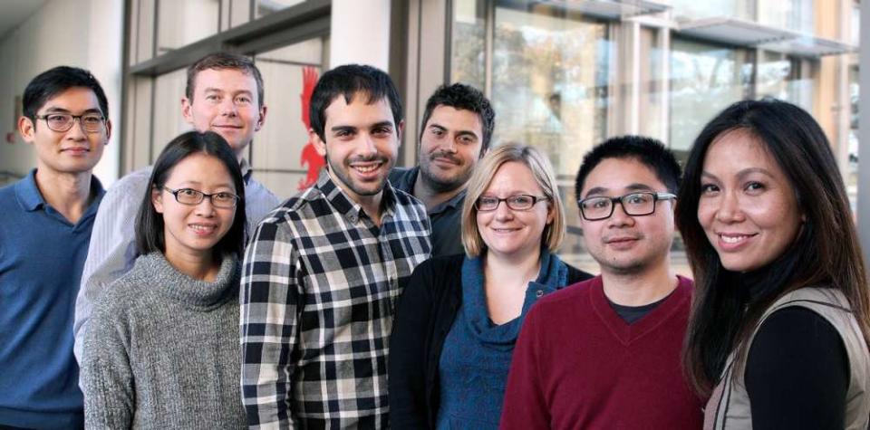 UK-based Malaysian scientist Prof Dr Serena Nik-Zainal (right) with her colleagues from the University of Cambridge, where she is now based. ― Picture via Twitter/SerenaNikZainal