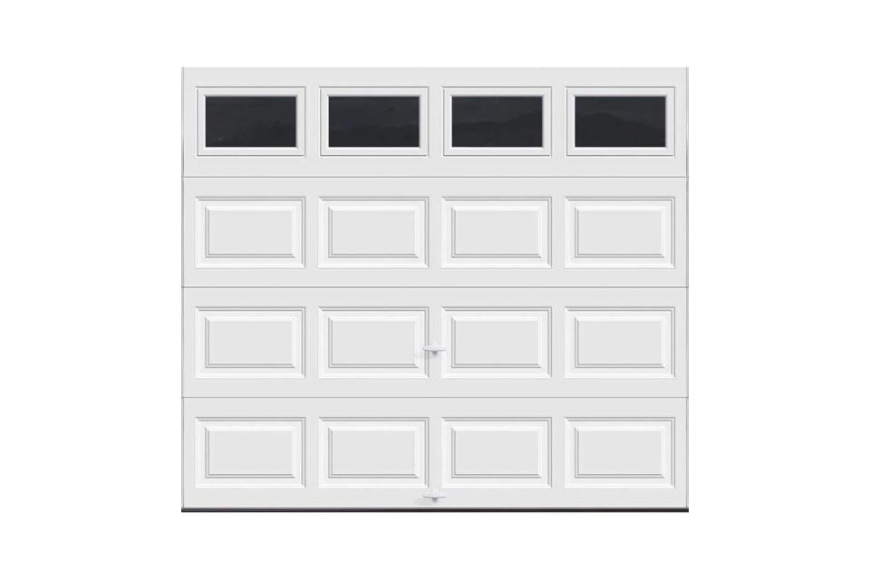 The Best Garage Door Option Clopay Classic Collection Insulated White Garage Door with Plain Windows