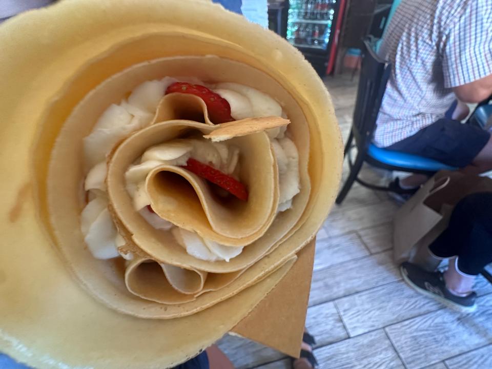 Rolled crepe 