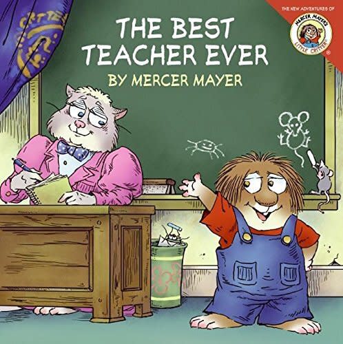 In this "Little Critter" book, the protagonist tries to figure out the perfect gift for his beloved teacher. <i>(Available <strong><a href="https://amzn.to/3vAYt6K" target="_blank" rel="noopener noreferrer">here</a></strong>)</i>