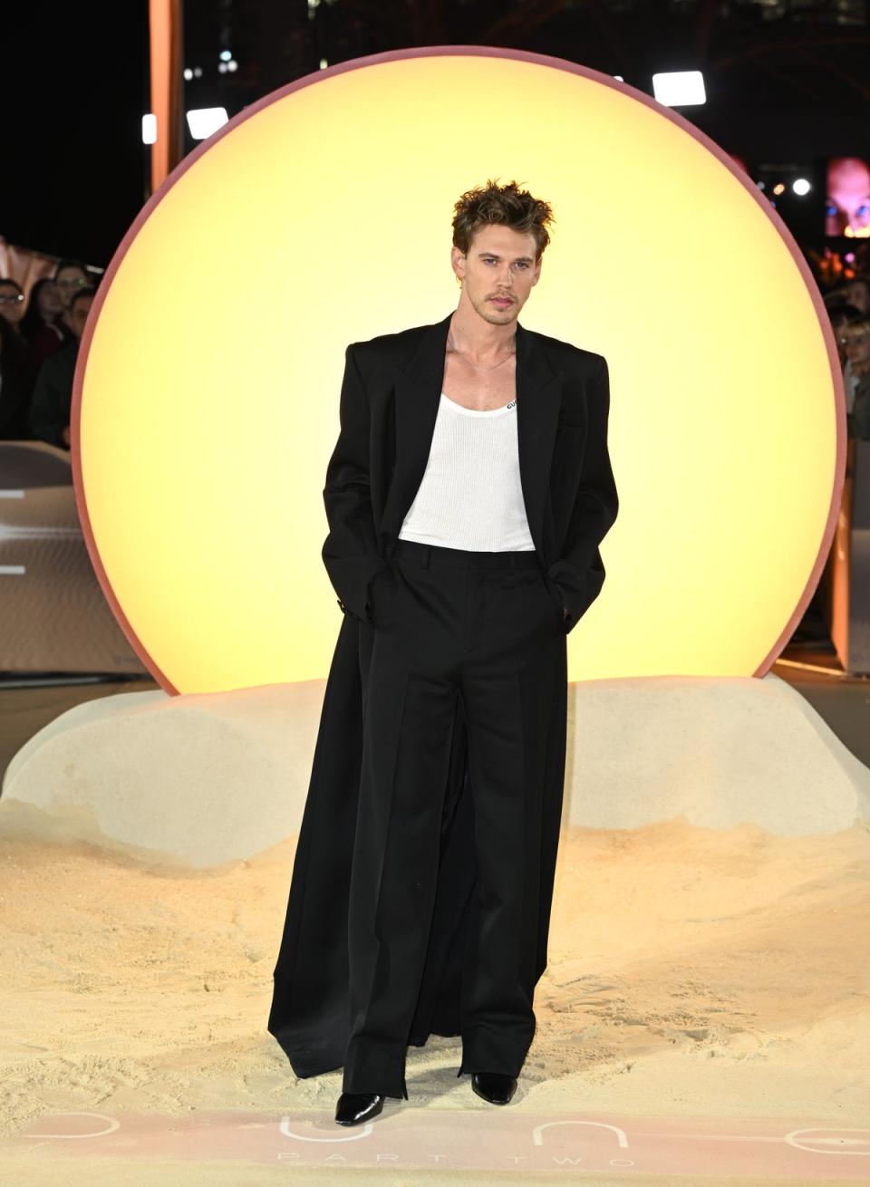 Austin Butler at the Dune: Part 2 premiere in London (Gareth Cattermole/Getty Images)