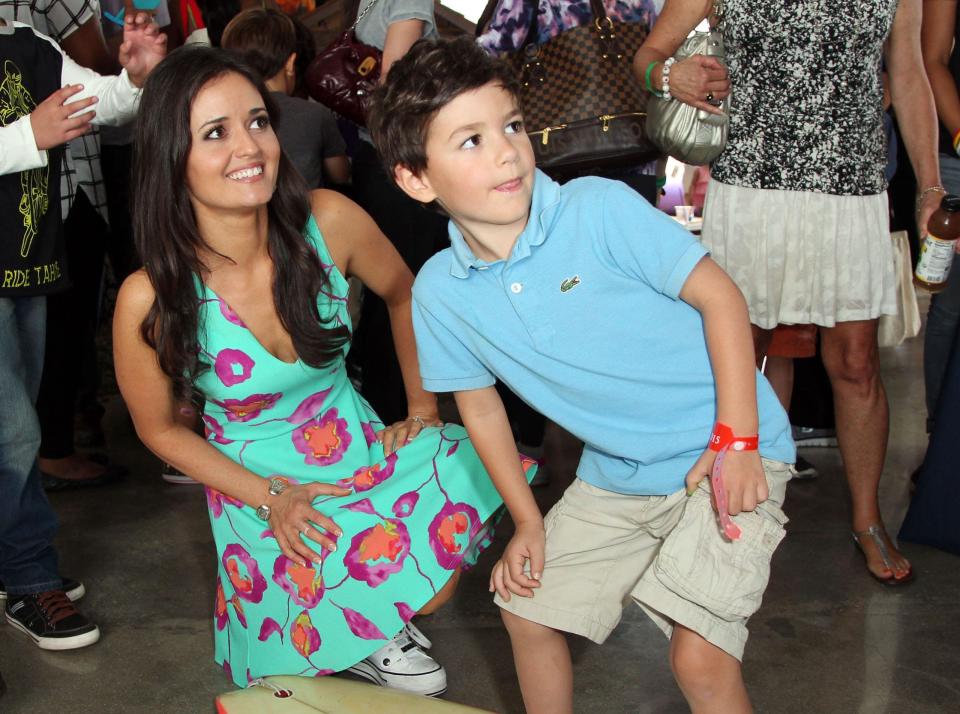 Danica McKellar and son Draco