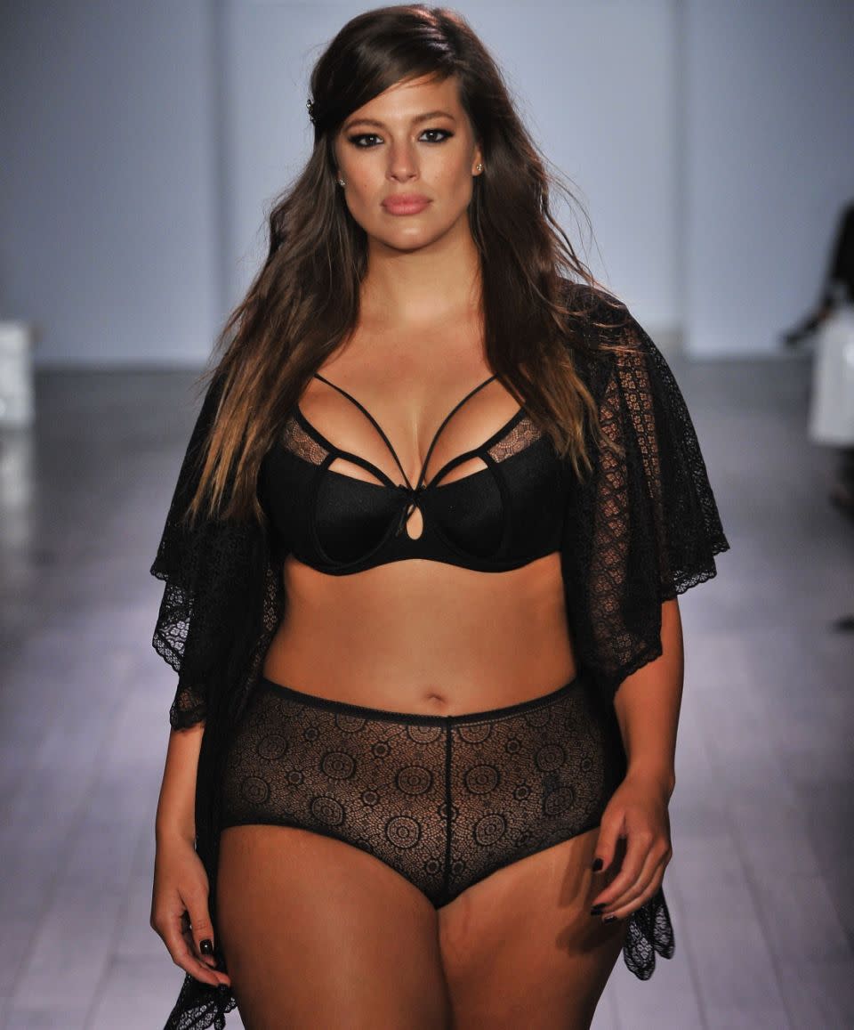 Ashley Graham has spoken out about cellulite and rolls of fat.