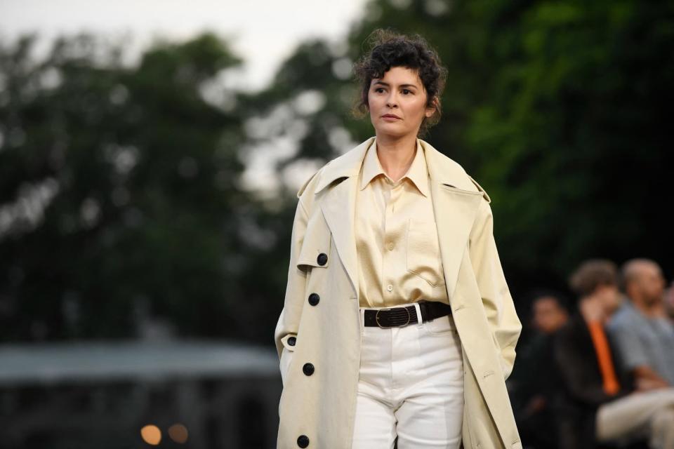 Audrey Tautou au défilé AMI, le 23 juin 2022 à Paris - Julien de Rosa - AFP