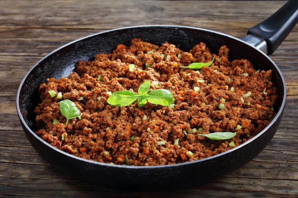 Ground meat