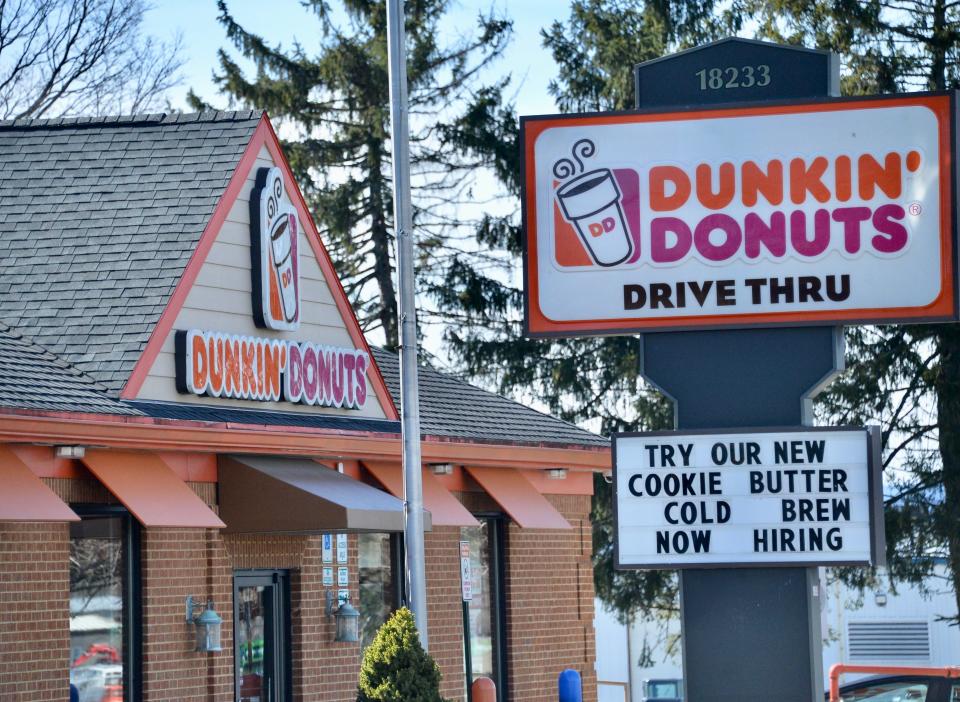 The Dunkin' franchise at 18233 Maugans Ave. north of Hagerstown is one of eight Dunkin' stores in the Tri-State area that federal Labor Department officials say violated child-labor laws.