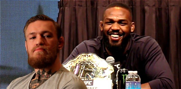 Conor McGregor and Jon Jones No 1