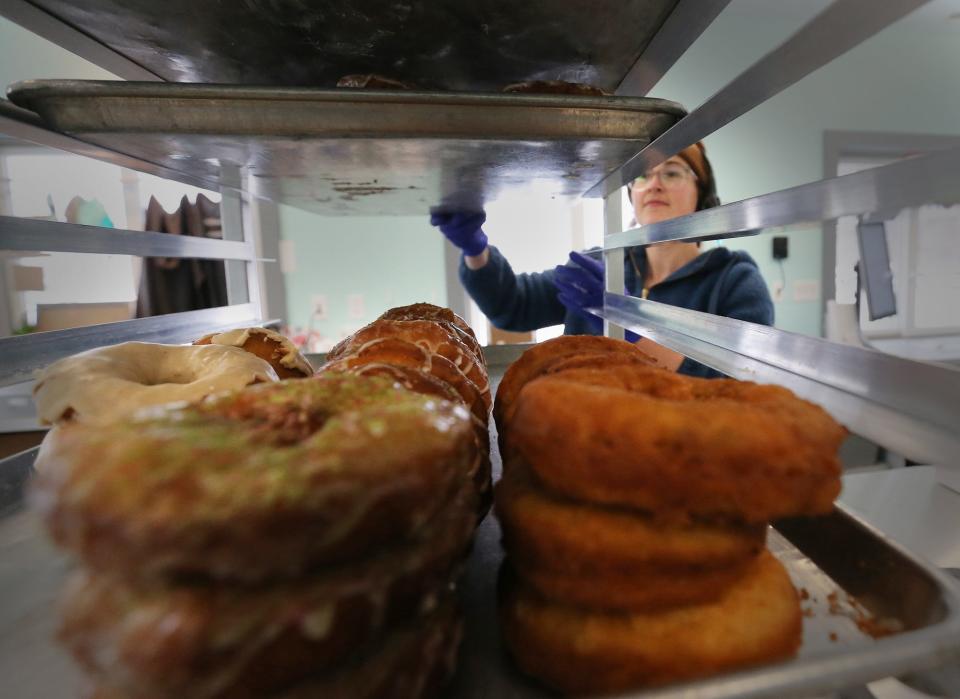 The Holy Donut has opened up a new shop in Arundel on Portland Road, led by general manager Michaela Paddock, seen Monday, Jan. 23, 2023.