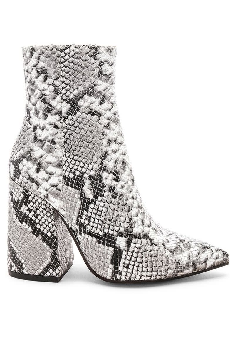 Ahara Snakeskin Bootie