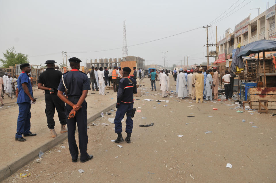 Atentado en un mercado de Kano (Nigeria) el 18 de noviembre (AP)