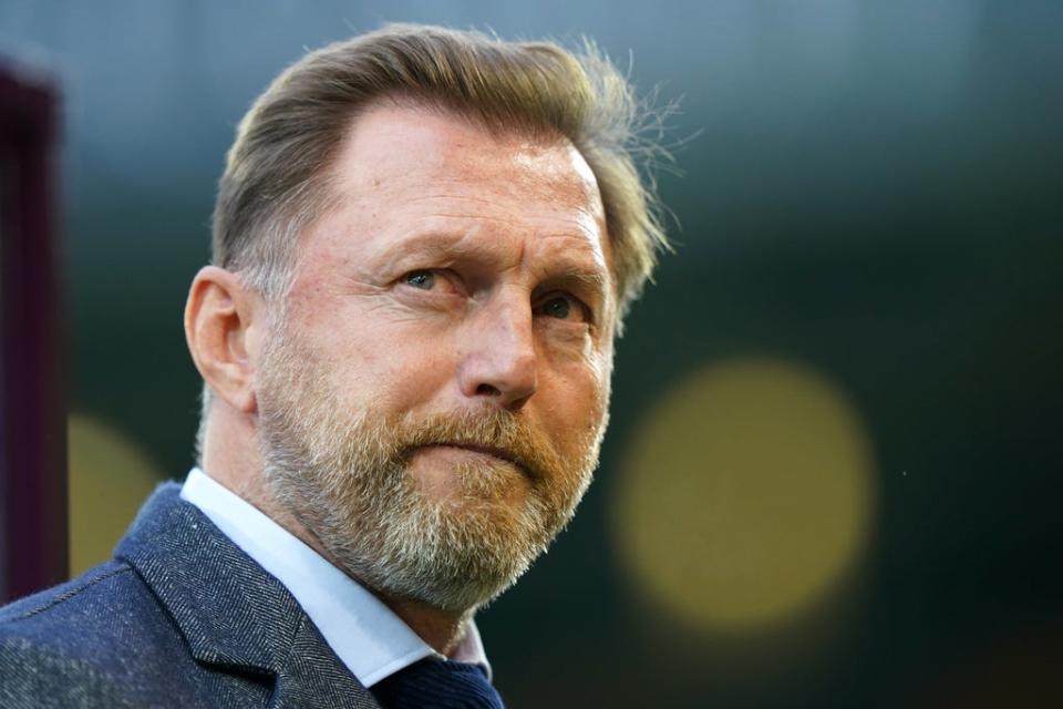 Southampton boss Ralph Hasenhuttl has a goalkeeping conundrum ahead (Joe Giddens/PA) (PA Wire)