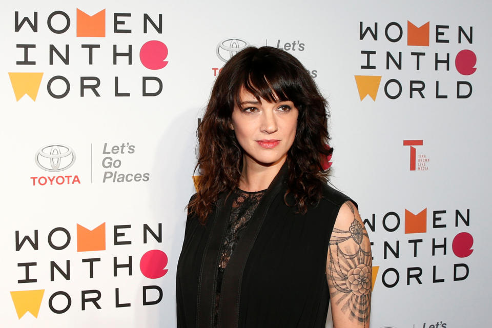 Asia Argento has been accused of paying a large settlement to an actor after allegedly sexually assaulting him when he was 17. (Brendan McDermid / Reuters)