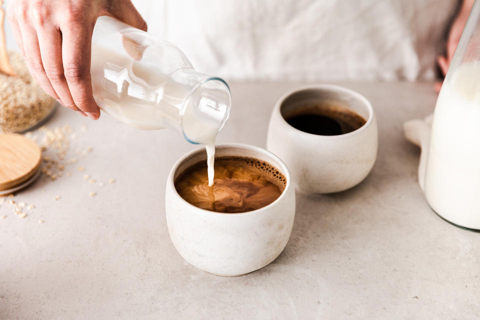 Oat milk. (Getty Images)