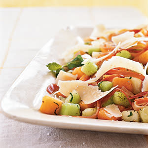 Melon and Prosciutto Salad with Parmigiano-Reggiano