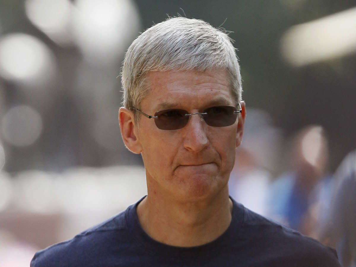 Tim Cook in shades