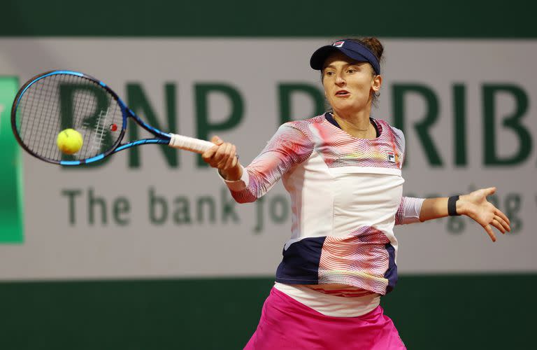 La rumana Irina-Camelia Begu, en Roland Garros.