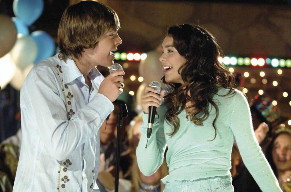 Zac Efron co-starred with Vanessa Hudgens in High School Musical 