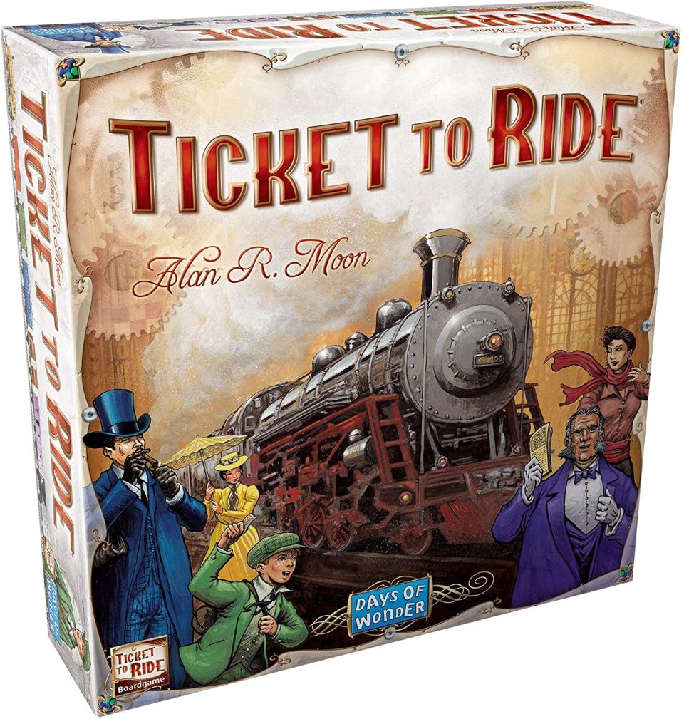 ticket to ride board game, 2 person board games