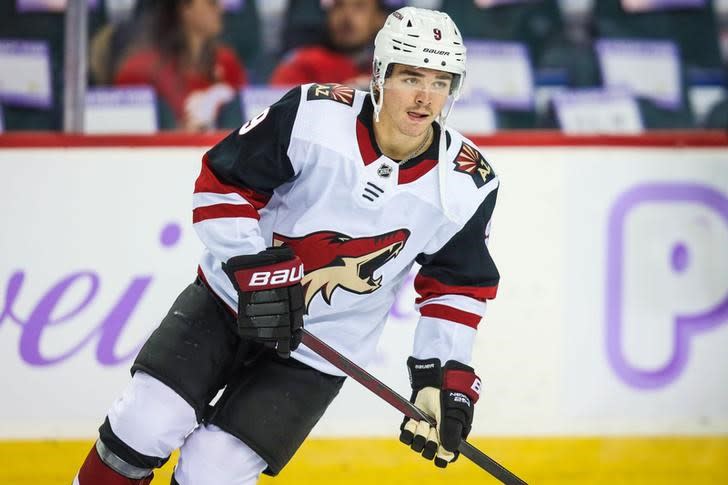 NHL: Arizona Coyotes at Calgary Flames