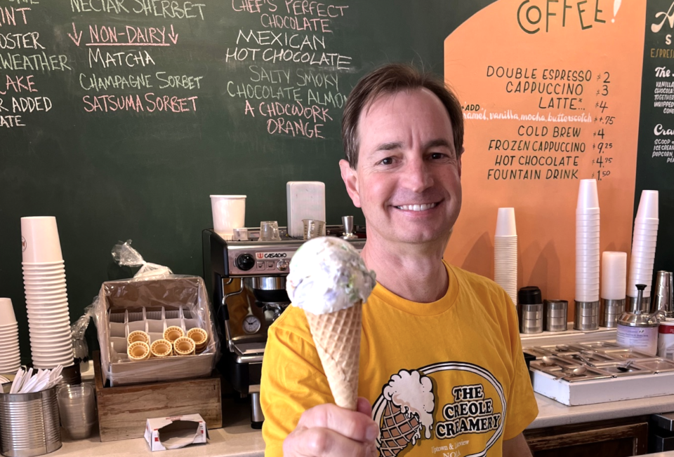 David Bergeron, owner at The Creole Creamery in New Orleans:  “Complete control over his supply chain.