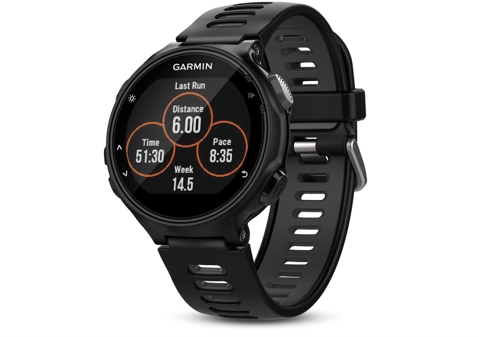 Garmin Forerunner 735XT - Modelo base, Negro/Gris. (Foto: Amazon)