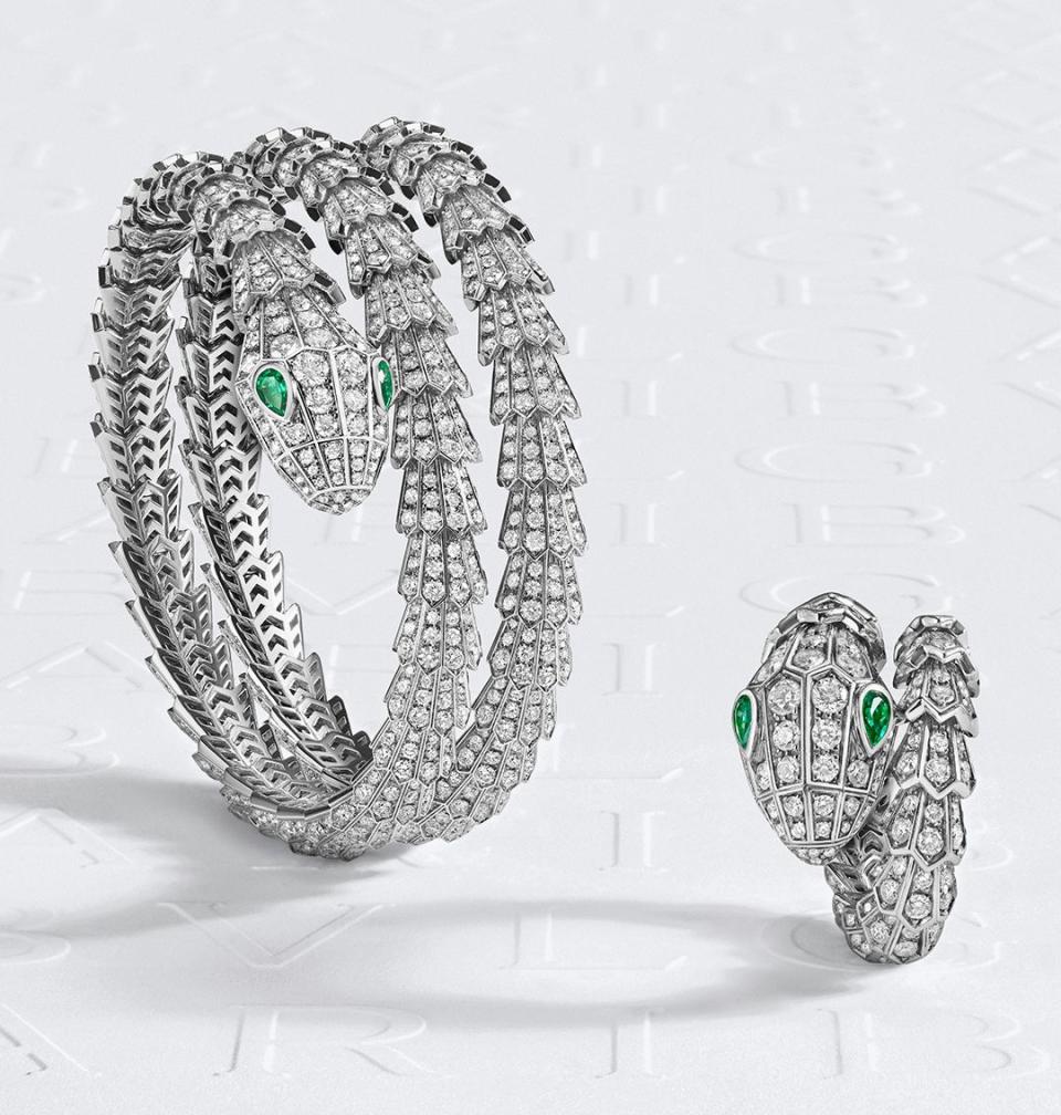 serpenti bracelet and ring