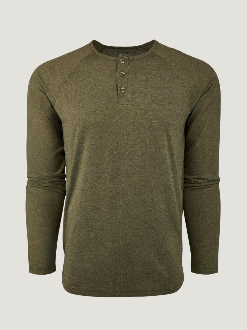 Fresh Clean Tees Long-Sleeve Henley