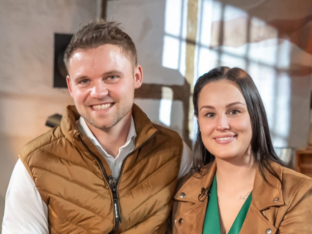 Die "Bauer sucht Frau"-Stars André und Julia bekommen ein Baby. (Bild: RTL / Markus Nass)