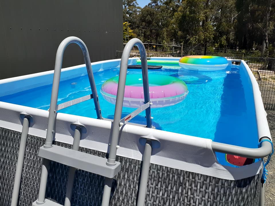 Bunnings fans have gone nuts over a new bargain pool perfect for Christmas and the hot summer days to follow. Photo: Facebook 